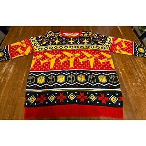DHL Shipping Ugly Christmas holiday Sweater Men’s sweater 2XL RARE XXL